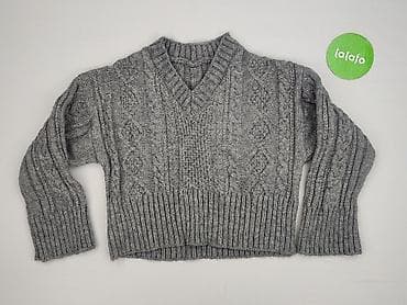 sweter crop top: One size, Sweter damski, rozmiar One size — 2