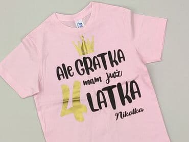 elegancka koszulka: T-shirt, JHK, 3-4 years, 98-104 cm, condition - Perfect — 1