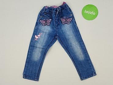 klapki perelki: Spodnie jeansowe, Young Dimension, 1.5-2 lat, 92, stan - Bardzo dobry — 2