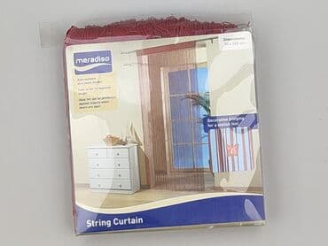 Dekoracje do domu: Zasłona sznurkowa Meradiso - Wymiary: 90 × 240 cm - Kolor: czerwony — 1