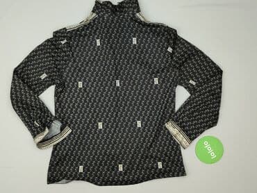 czarna koszula czarny krawat: Bluzka damska, rozmiar 2XL — 3