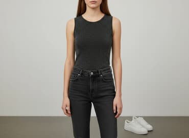 ubrania 90s: Top damski, rozmiar S — 1