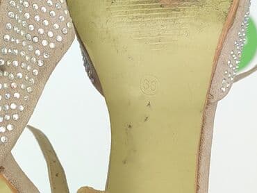 sandały na obcasie beżowe ccc: Półbuty damskie, rozmiar 38 — 7