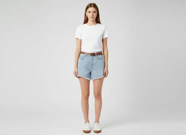 shein spodenki jeansowe damskie: Shein, Szorty damskie, rozmiar XS — 6