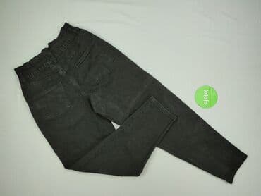 jeans baggy paperbag: Material trousers for women, size S — 3