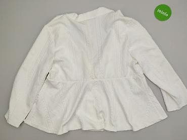 gruby bialy golf: Kardigan damski, rozmiar 4XL — 3