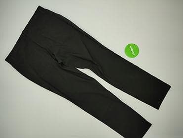 garnitur xl: Czarne damskie spodnie rurki - Krój: slim/skinny, długie nogawki - — 3