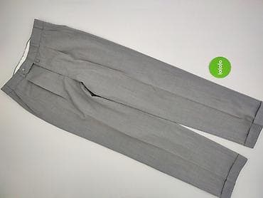 pull jeans: Męskie spodnie garniturowe MASS - Kolor: jasnoszary, delikatna — 2