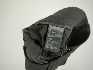 spodnie ze sztucznej skóry h m: H&M, Spodnie materiałowe damskie, rozmiar S — 4