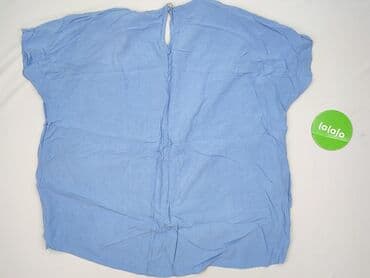 chabrowa bluzki plus size: Bluzka damska, rozmiar One size — 4