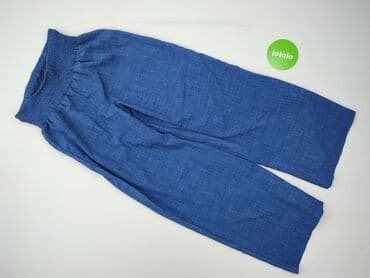 spodnie woskowane na gumce: Spodnie materiałowe damskie, M — 3