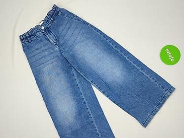 cargo wide leg: Spodnie jeansowe, ONLY, 10 lat, 140, stan - Idealny — 2