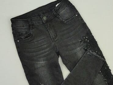 czarne spodnie damskie stradivarius: HailyS, Jeans for women, size S (EU 36) — 1