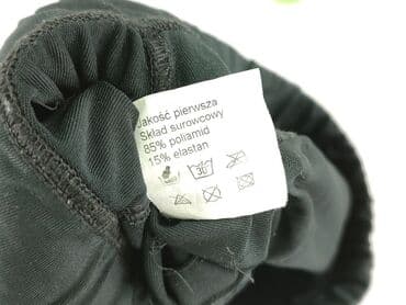 legginsy woskowane wysoki stan: Leggings, Legginsy Sportowe damskie, L — 5