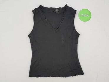 top z piórami czarny: INC International Concepts, Top damski, L — 2