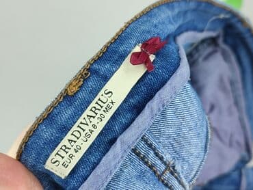 czerwony top stradivarius: Stradivarius, Jeansy damskie, M — 4