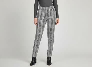 hello kitty spodnie shein: Shein, Material trousers for women, size S — 1