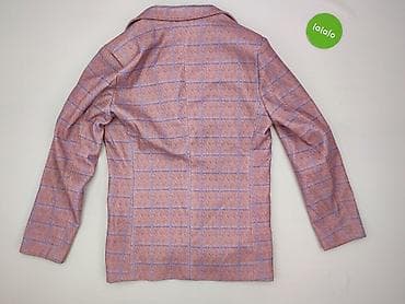 candytm bluzy: Męska marynarka w kratę, rozmiar S. - Kolor: pudrowy róż z — 3