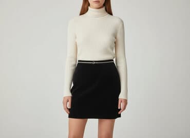 spódnice welurowa rozkloszowane: Warehouse, Women`s skirt, size XS — 1