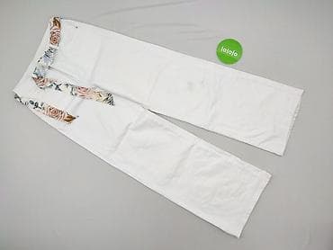 spodnie materialowe dzwony: Spodnie materiałowe damskie, rozmiar M — 2