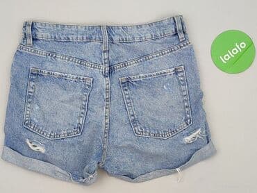 szerokie krótkie spodenki jeansowe: H&M, Shorts for women, size XS — 4