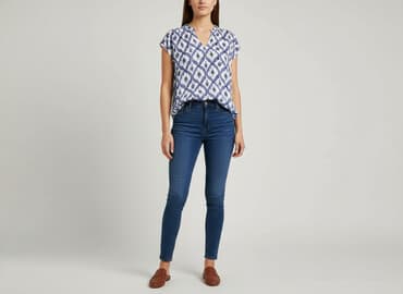 marynarka damska w jodełkę: JDY, Bluzka damska, rozmiar XS — 6