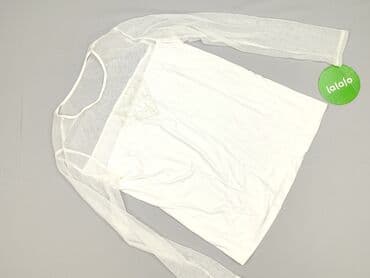 biala bluzka na dlugi rekaw: Bluzka damska, rozmiar S — 3