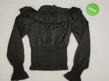 bluzka z marszczeniem na dekolcie: Bluzka damska, rozmiar S — 3