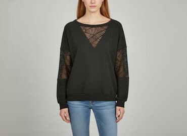 czarna bluza bershka: Vanilia, Bluza damska
, rozmiar 2XS — 7