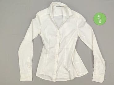 białe bluzki koszulowe h m: H&M, Koszula damska, rozmiar S — 2
