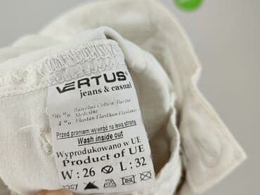 biale szerokie jeansy: Vertus, Jeansy damskie, rozmiar S — 4