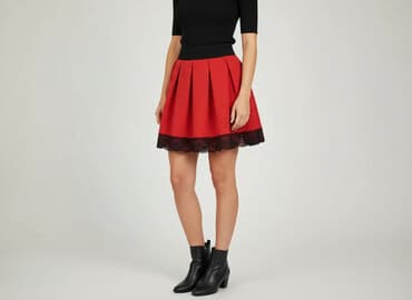 plisowane spódnice z koronką: Spódnica damska, rozmiar S — 1