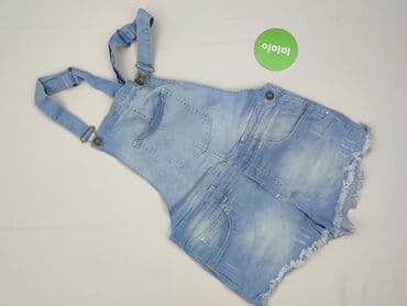 krótkie dopasowane spodenki: Dungarees for women, size S (EU 36) — 2