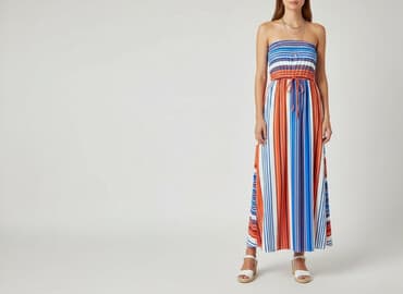 spódnice maxi paski: Sukienka damska, rozmiar S — 7