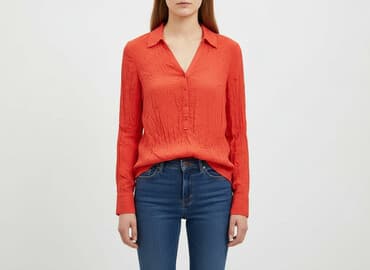 czerwone sukienki w groszki: Zara, Bluzka damska, rozmiar S — 6