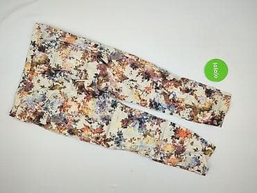 pull and bear biale spodnie: Zara, Spodnie materiałowe damskie, rozmiar L — 3