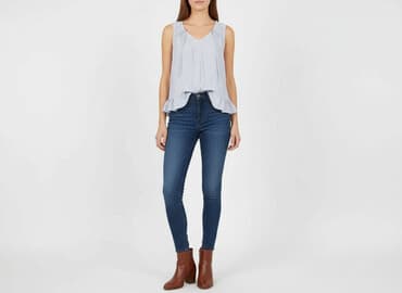 podkoszulka pod białą koszulę: White Stuff, Bluzka damska, M — 6