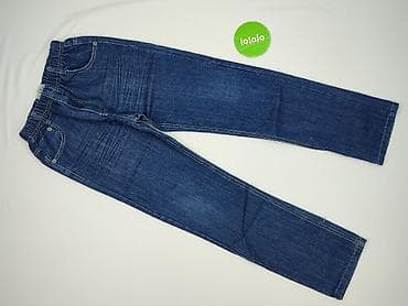 dżinsy hm: Dziecięca kurtka jeansowa, 14 lat, 158-164 cm, stan - Bardzo dobry — 2