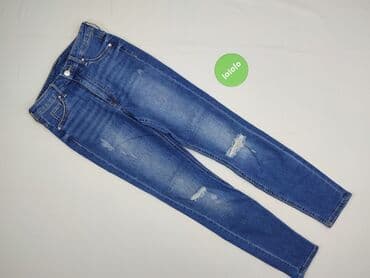 legginsy w prążki hm: H&M, Jeansy damskie, rozmiar XS — 2