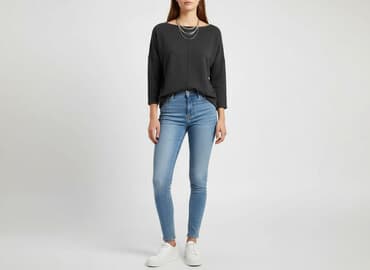 kurtki zimowe damskie wyprzedaż sinsay: Sinsay, Sweter damski, rozmiar 2XS — 8