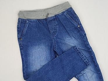 Spodnie jeansowe, F&F, 5-6 lat, 110/116, stan - Bardzo dobry