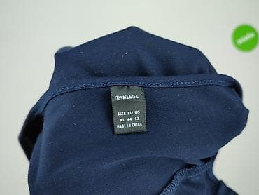 bluzki basic z dekoltem v: T-shirt damski, rozmiar XL — 4