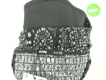 czarne krótkie spodenki sinsay: Sinsay, Top damski, rozmiar XS — 4