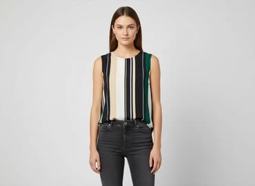 koszulka z lampasami: New Look, Bluzka damska, S — 7