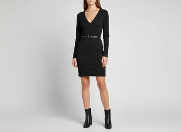 sukienka z dekoltem do pępka: NLY Trend, Sukienka damska, rozmiar S — 1