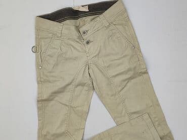 bershka spodnie brazowe: Bershka, Spodnie materiałowe damskie, rozmiar M — 1