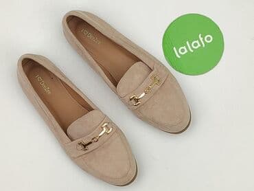 deichmann kapcie z futerkiem: Półbuty damskie, rozmiar 38 — 2