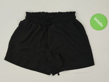 krótkie spodenki z wysokim stanem czarne: House, Szorty damskie, rozmiar XS — 3