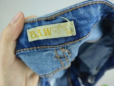 dżinsy z perełkami: Jeansy damskie, rozmiar XL — 4