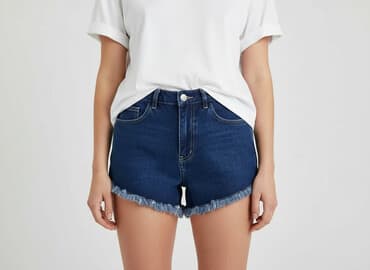 krótkie spodenki y2k: PrettyLittleThing, Szorty damskie, rozmiar M — 6